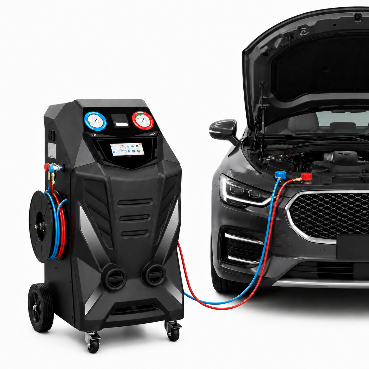 Máquina Carga Gas Aire Acondicionado K913 Automática R134a