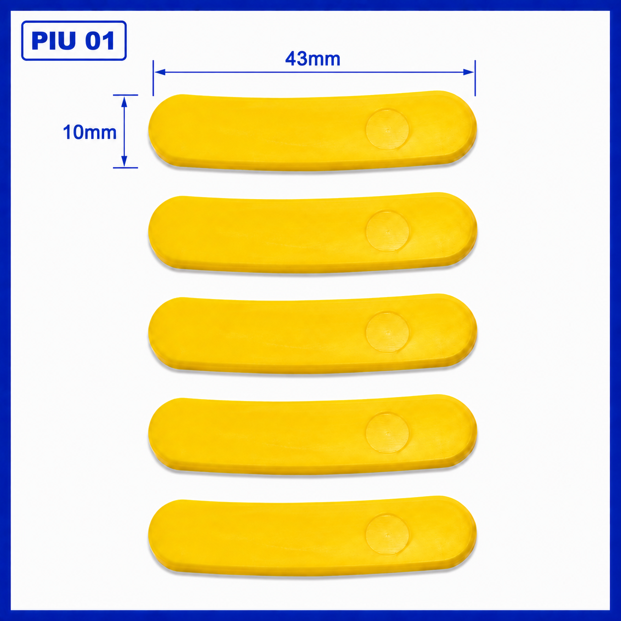Pack 5 Protecciones de plástico para uña de acero de desmontadora de neumáticos– PIU 01