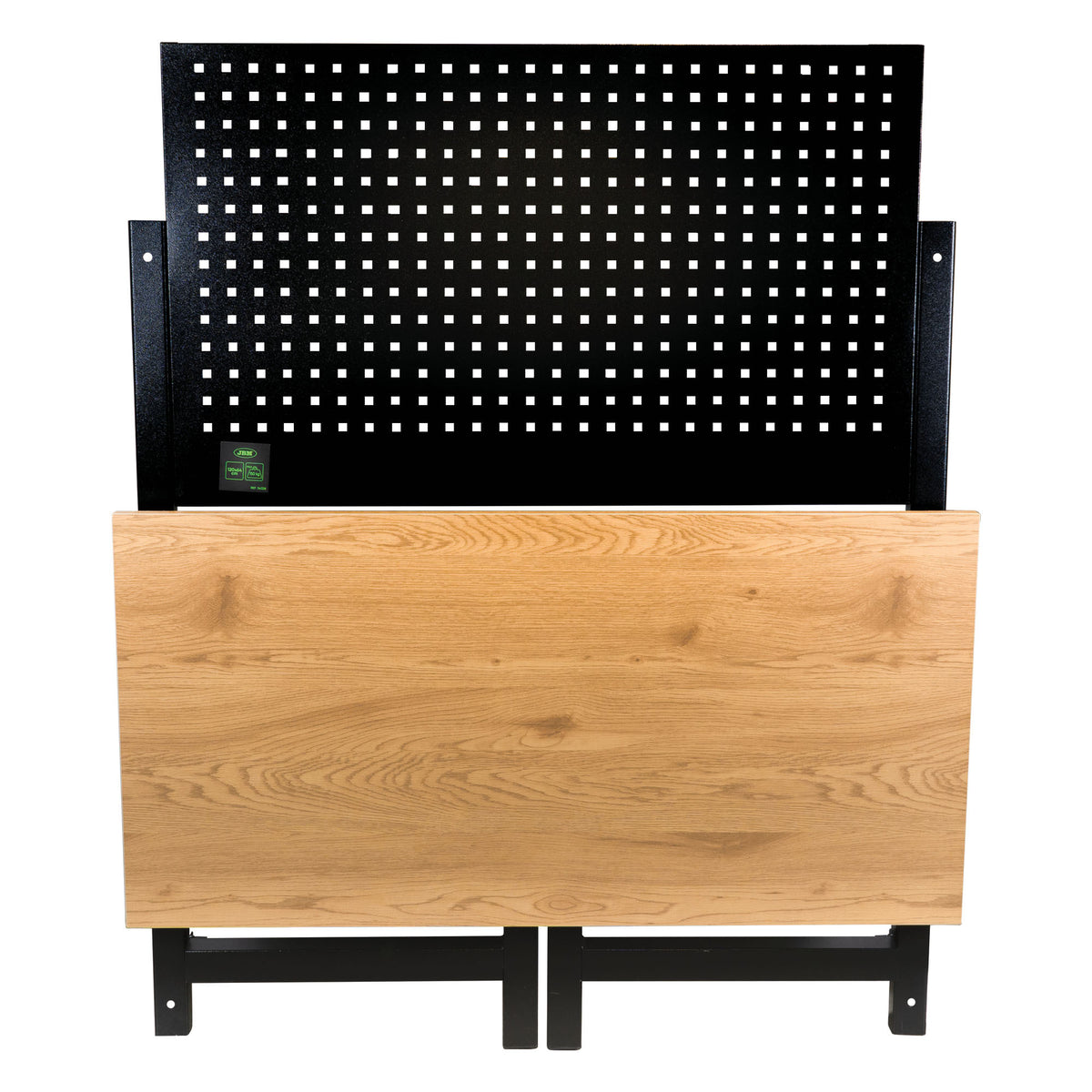 Mesa de Trabajo Plegable 1200 × 600 mm con Panel Perforado – 150 kg