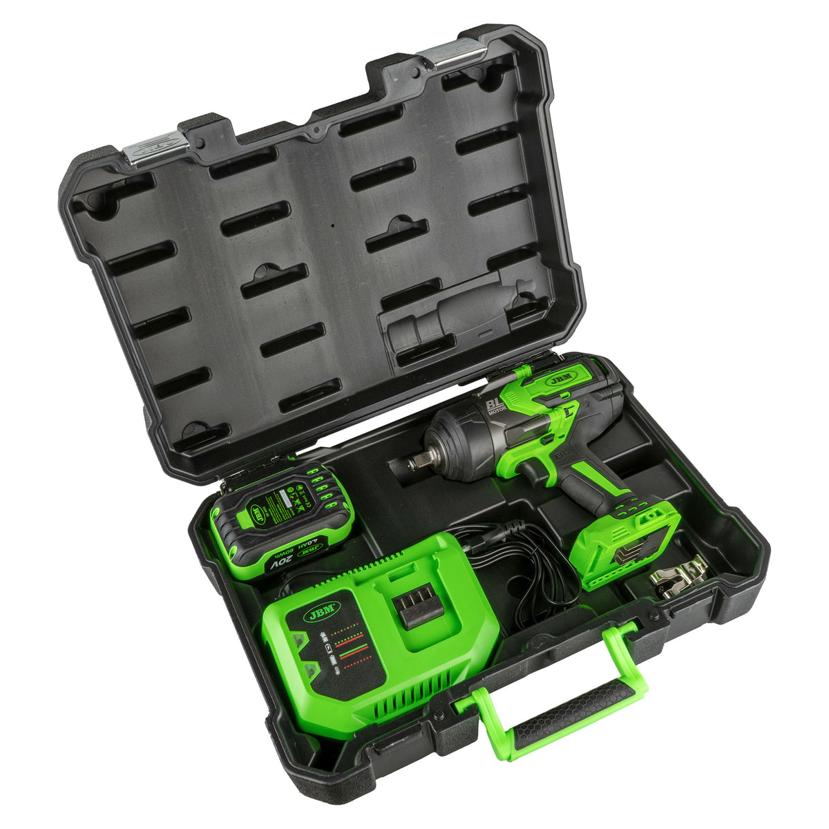 Pistola de Impacto Brushless a Batería 1/2" 1300 Nm 20V con Batería, Cargador y Maletín