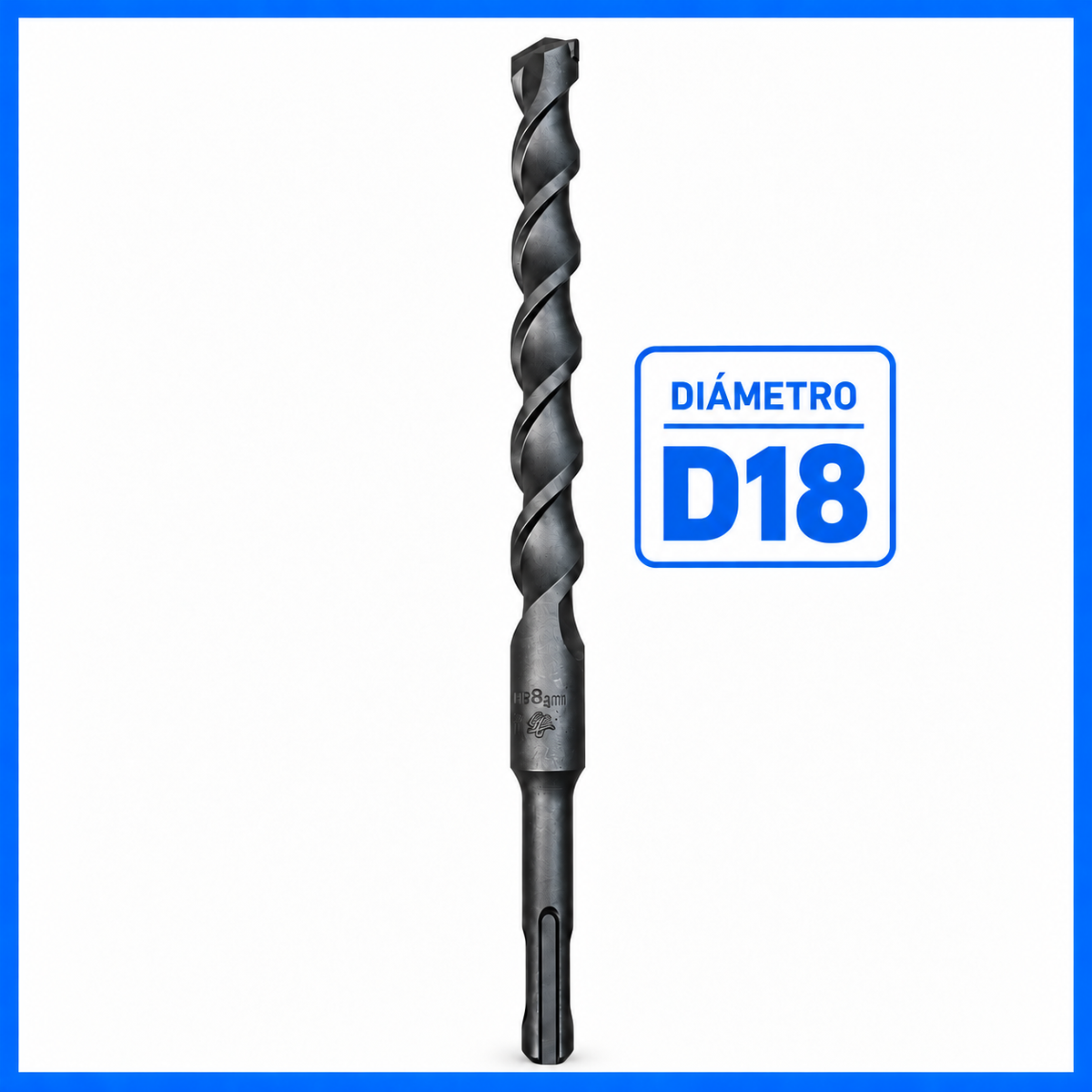 Broca SDS Plus D18 para Elevador de 2 Columnas | Anclajes en Hormigón