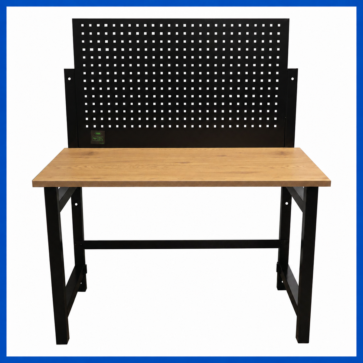 Mesa de Trabajo Plegable 1200 × 600 mm con Panel Perforado – 150 kg