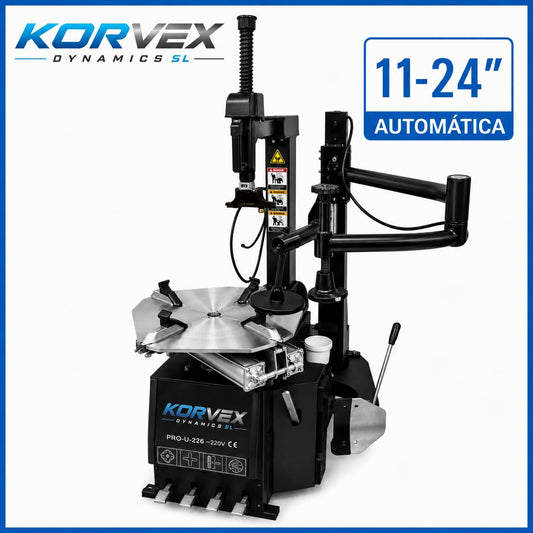 Desmontadora de neumáticos Automática con Brazos 220V | Korvex Dynamics