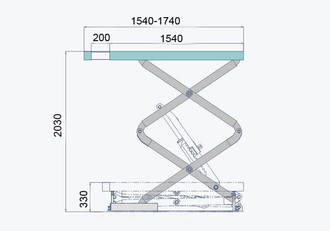 Lote Neo Compact – Elevador de tijera + Desmontadora y Equilibradora