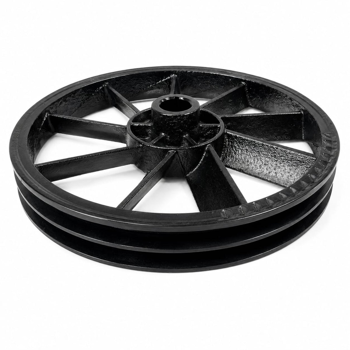 Polea Doble 340 mm para Compresor de Aire | Volante de Transmisión