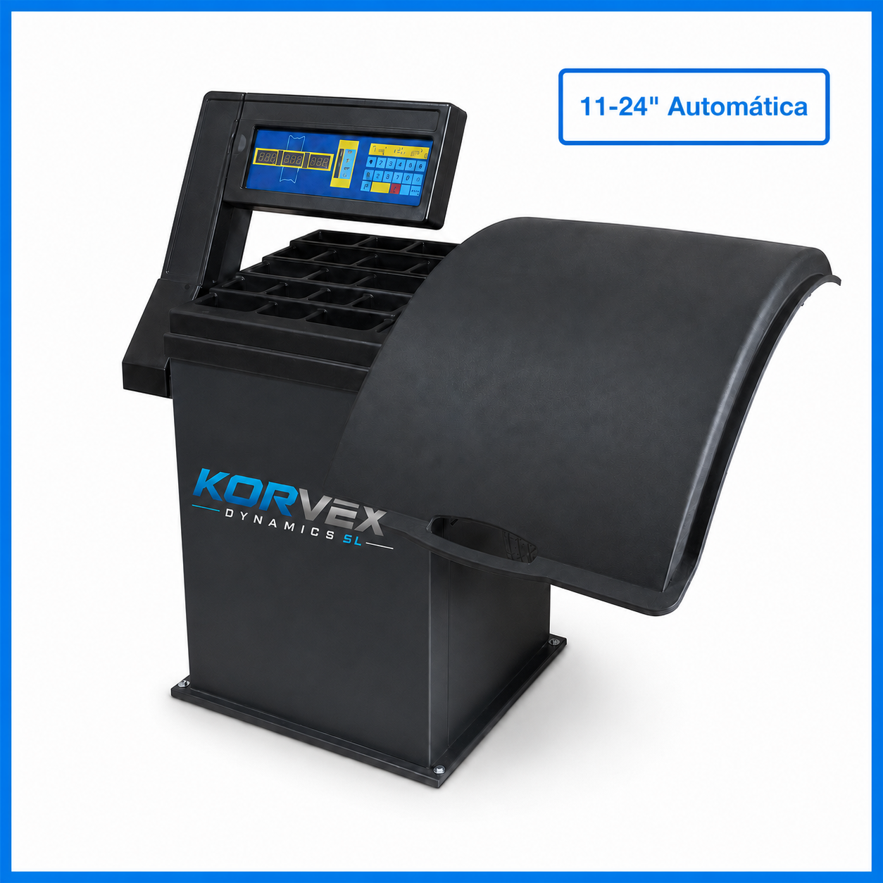Equilibradora de ruedas automática 24" con introducción inteligente – 230V
