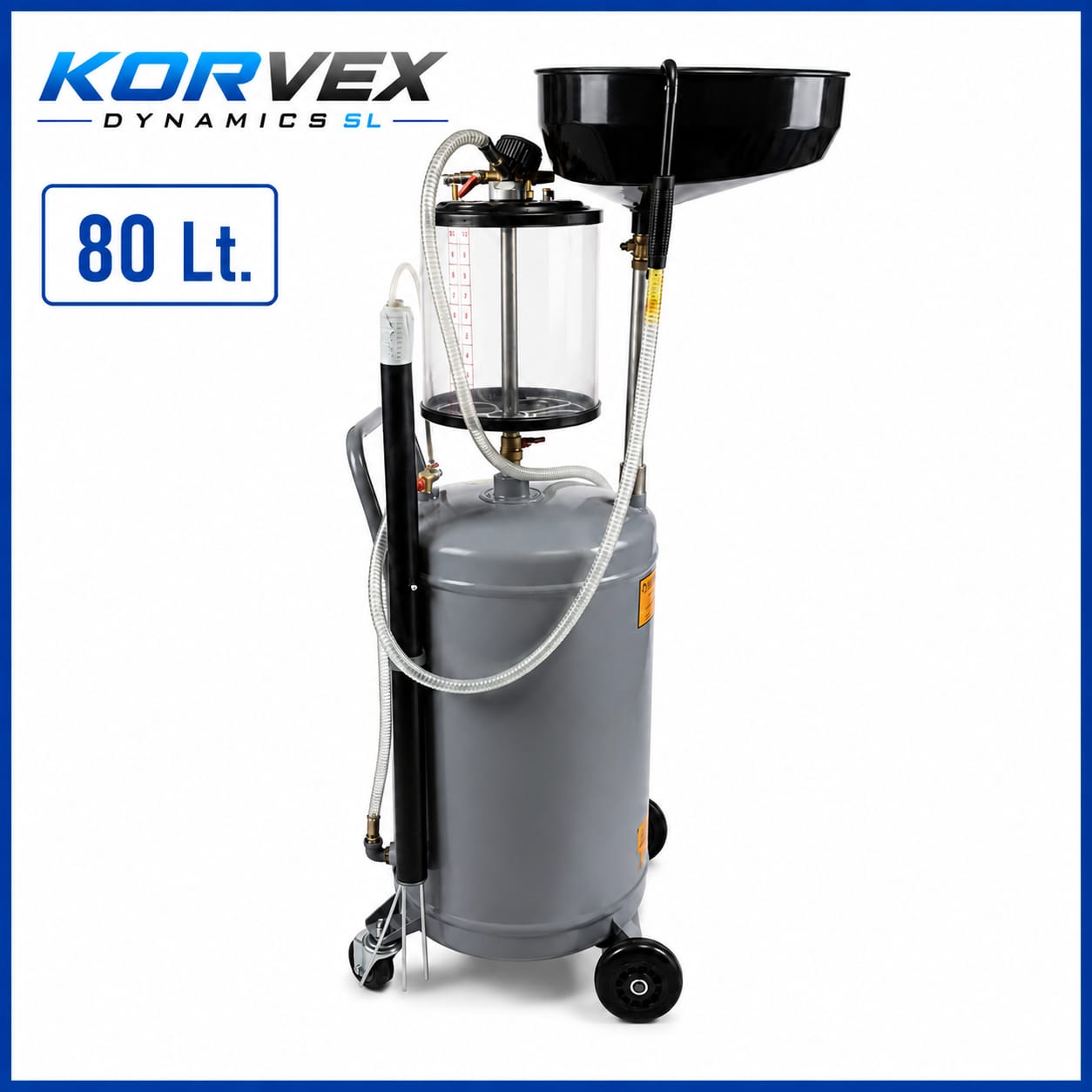 Recogedor de Aceite con Aspiración 80 Litros