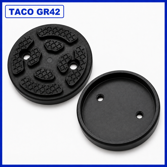 Taco de goma para elevador de coches de 2 columnas – 119 × 32 mm