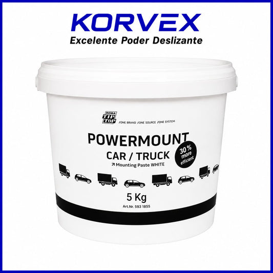 Pasta de Montaje de Neumáticos Blanca 5 kg – Grasa Deslizante Profesional