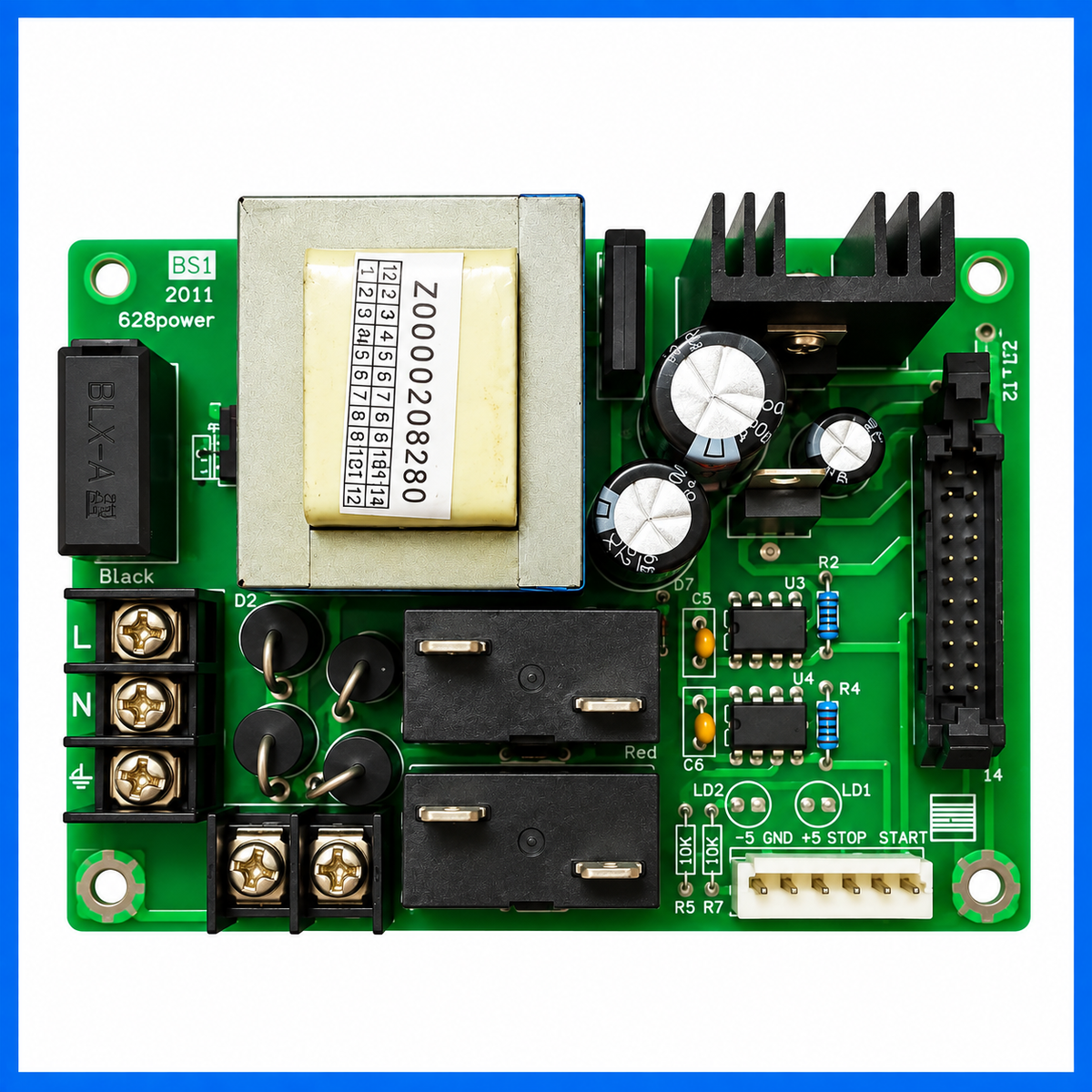 Placa de potencia con transformador para equilibradora de ruedas | Recambio