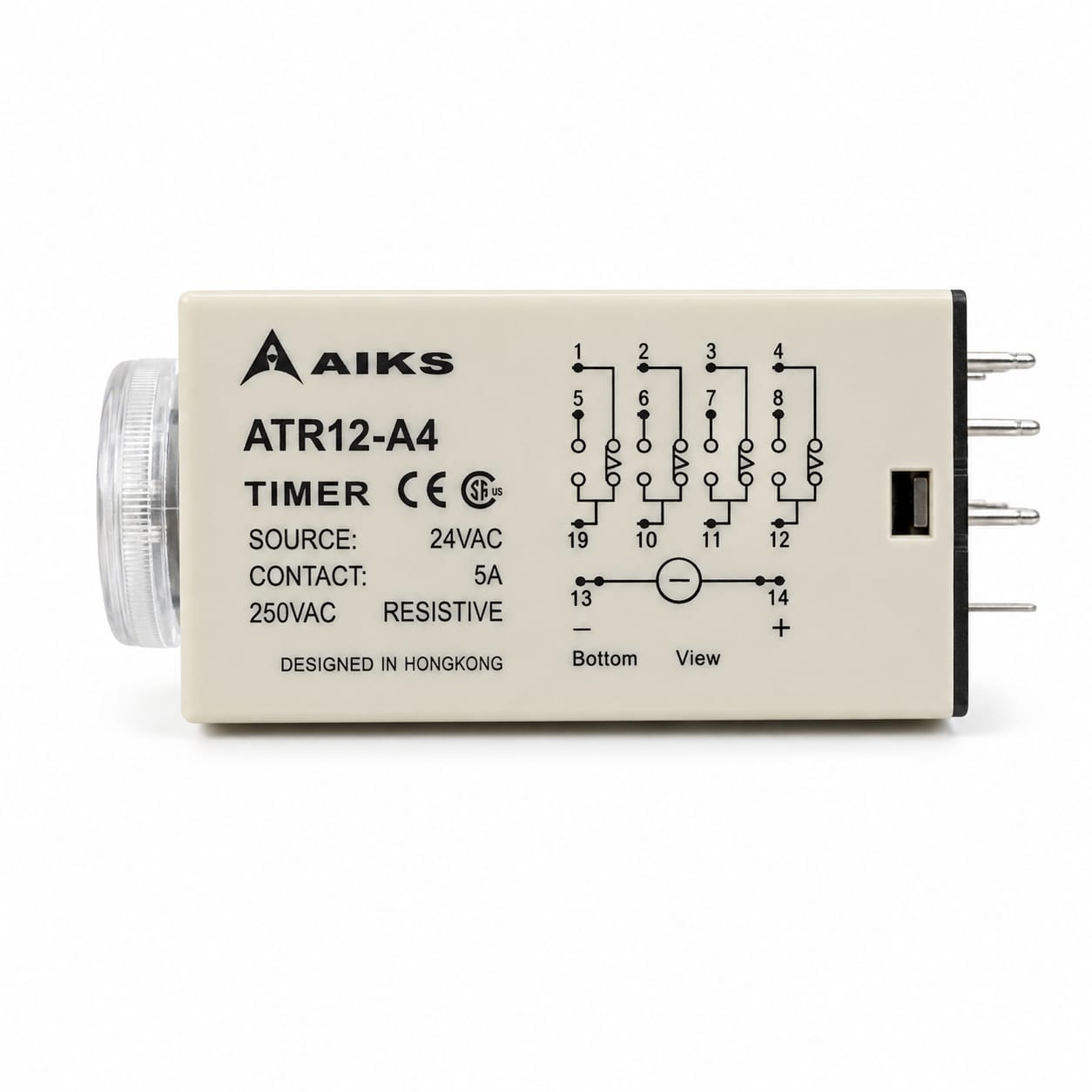 Recambio relé temporizador de 14 pines ATR12-A4 24 V AC