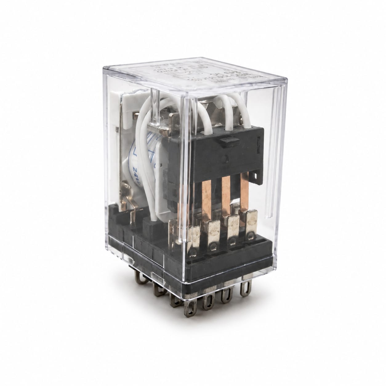 Relé electromecánico CHINT JZX-22F/4Z(D) 24VDC 14 pines | Recambio elevador