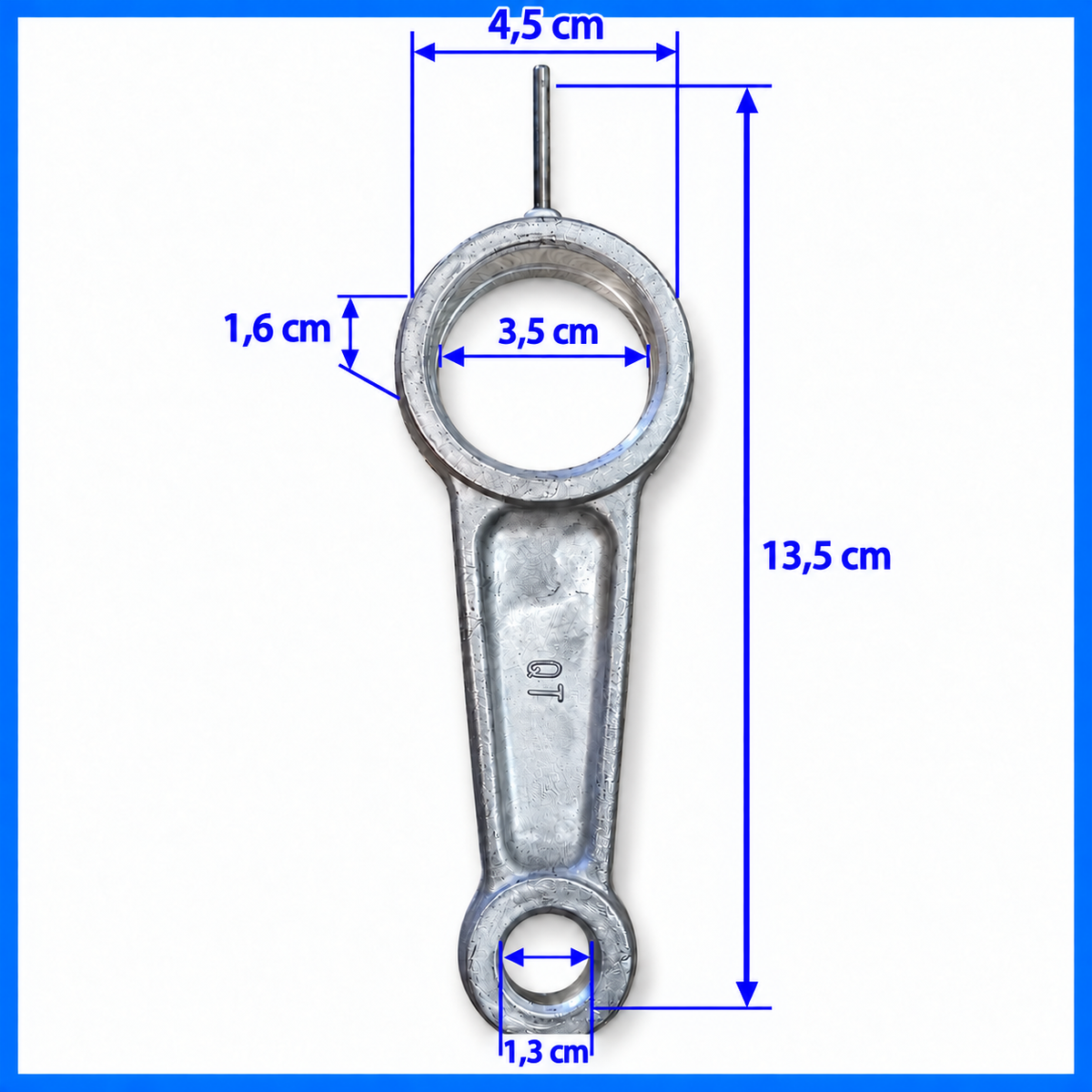Biela para Compresor de Aire 13,5 cm | Ø35 mm / Ø13 mm