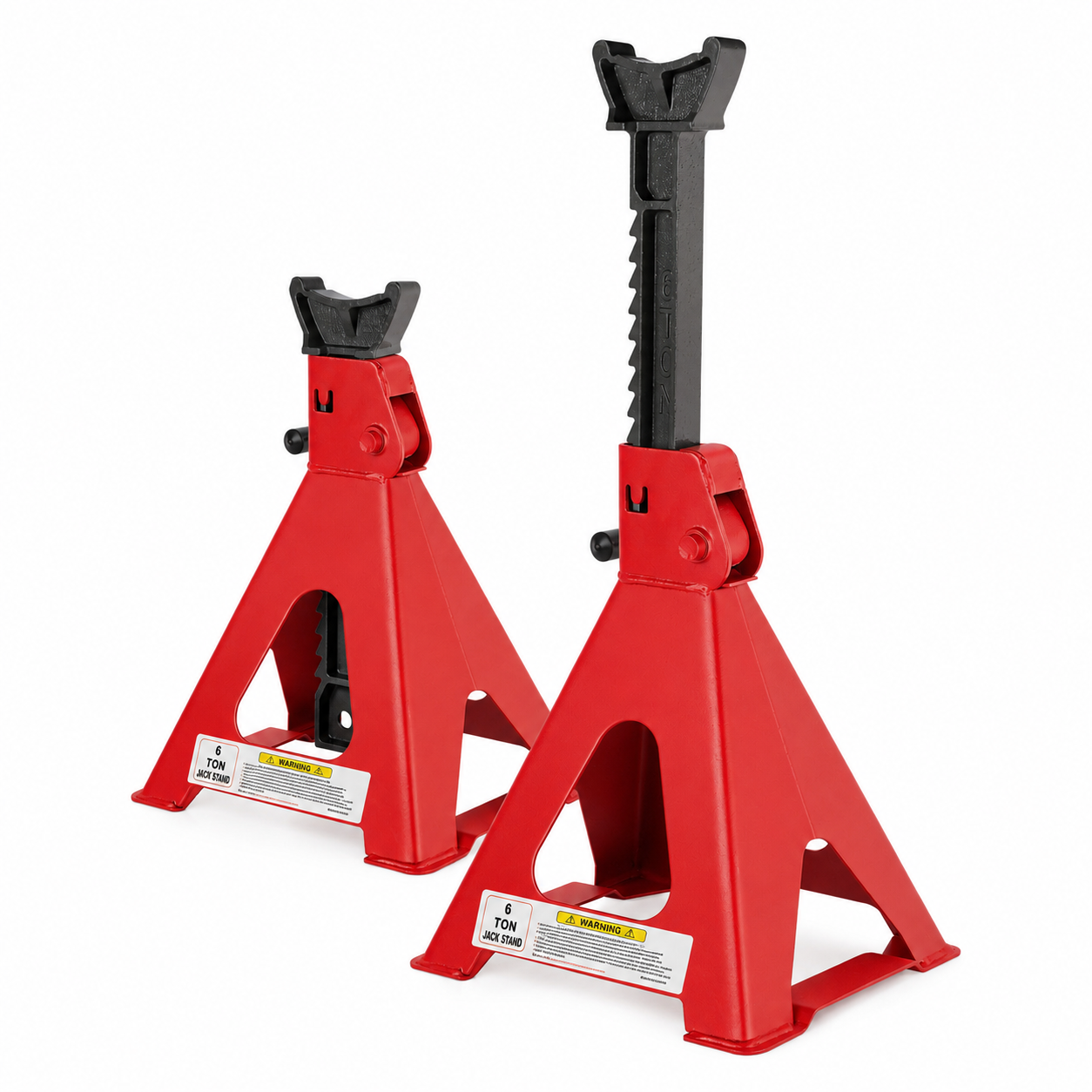 Juego 2 Caballetes 6 Ton Regulables 37–61 cm