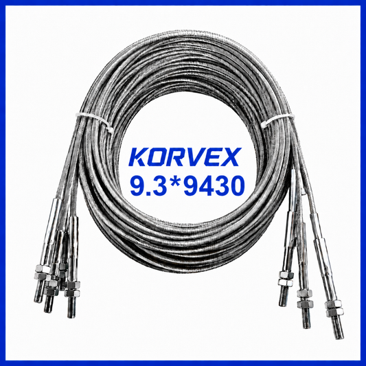 Recambio cable de acero para elevador 2 columnas 9,3 × 9.430 mm