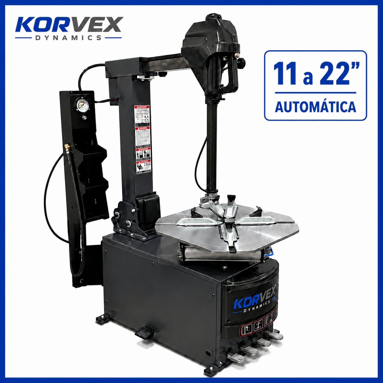 Desmontadora de neumáticos Automática 220V | Korvex Dynamics