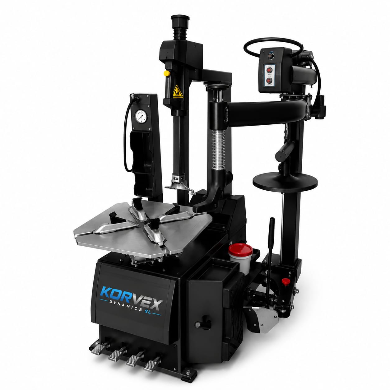 Desmontadora de neumáticos Automática con Brazos y columna manometro 220V