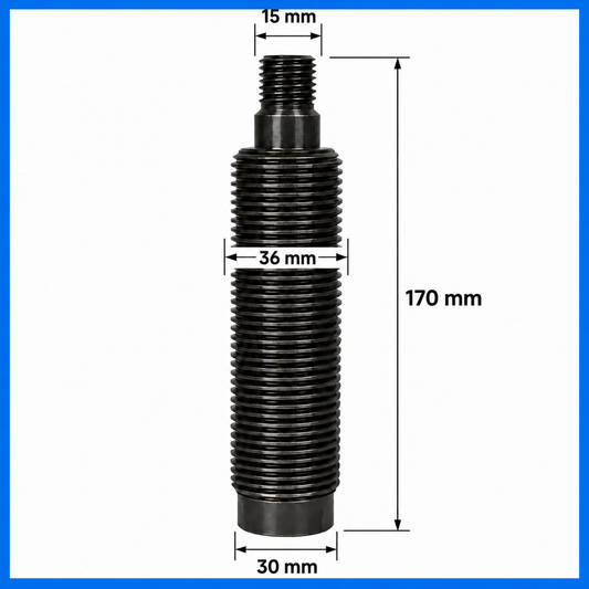Eje para Equilibradora de Ruedas Ø36 mm x 170 mm