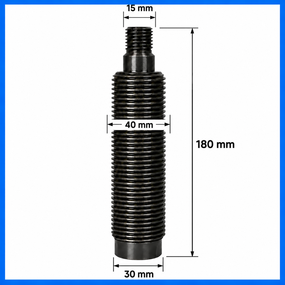 Eje para Equilibradora de Ruedas Ø40 mm x 180 mm