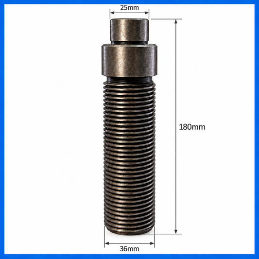 Eje para Equilibradora de Ruedas Ø36 mm x 180 mm