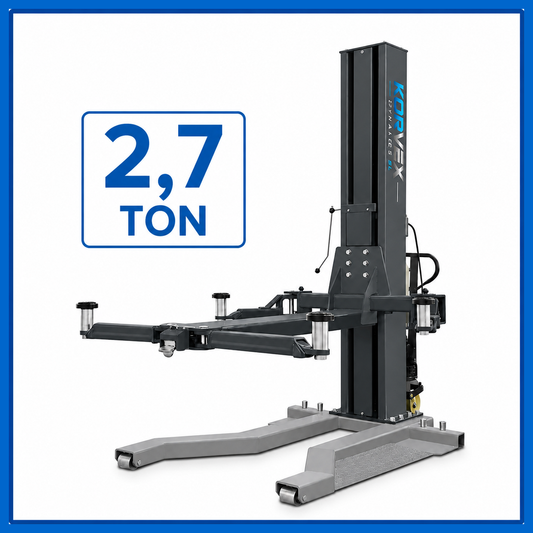Elevador 1 columna 2700 kg portátil monofásico Korvex Dynamics