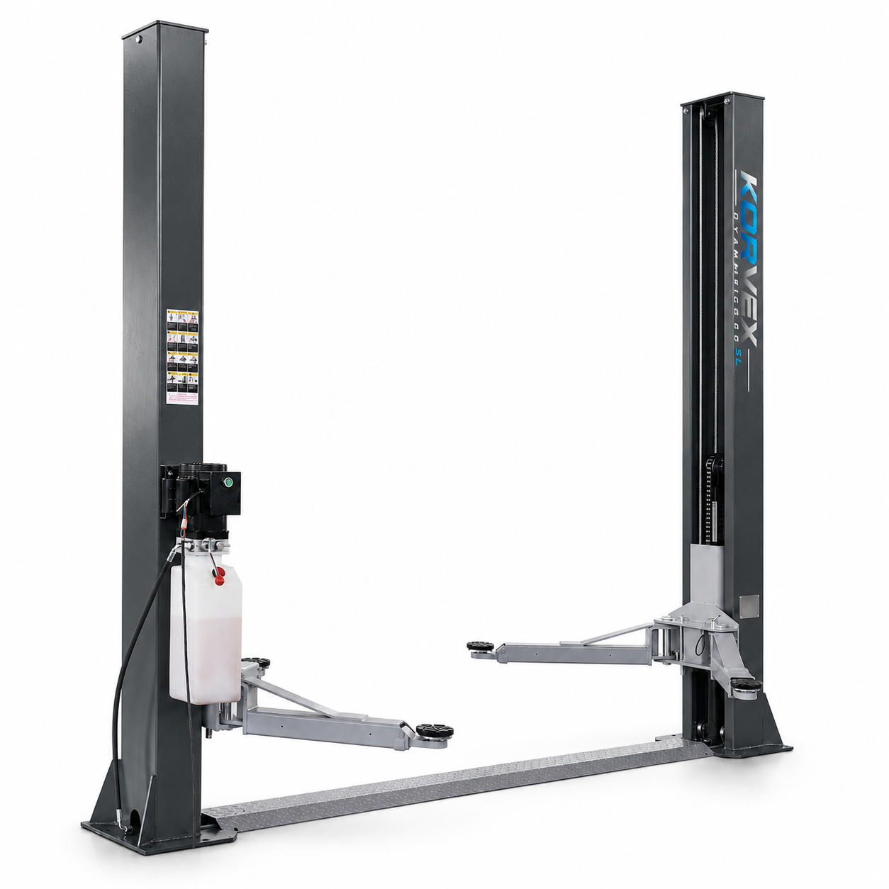 Elevador de coches 2 columnas 4T 230V semiautomático Korvex Dynamics