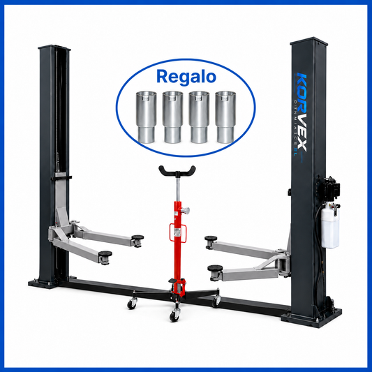 Lote Monster – Elevador manual 4 Ton + Gato de Foso 500 kg