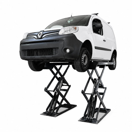 Elevador tijera sobre suelo 3000 kg monofásico extra plano Oferta Limitada