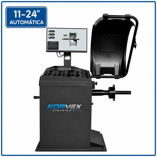 Equilibradora automática con pantalla 24" 230V KORVEX Dynamics