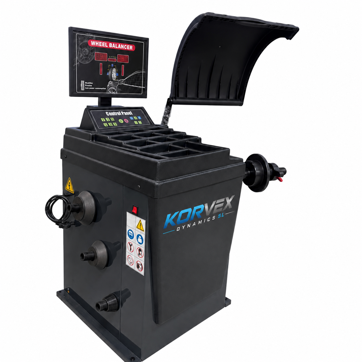 Equilibradora de ruedas semi automática con pantalla 24"  230V