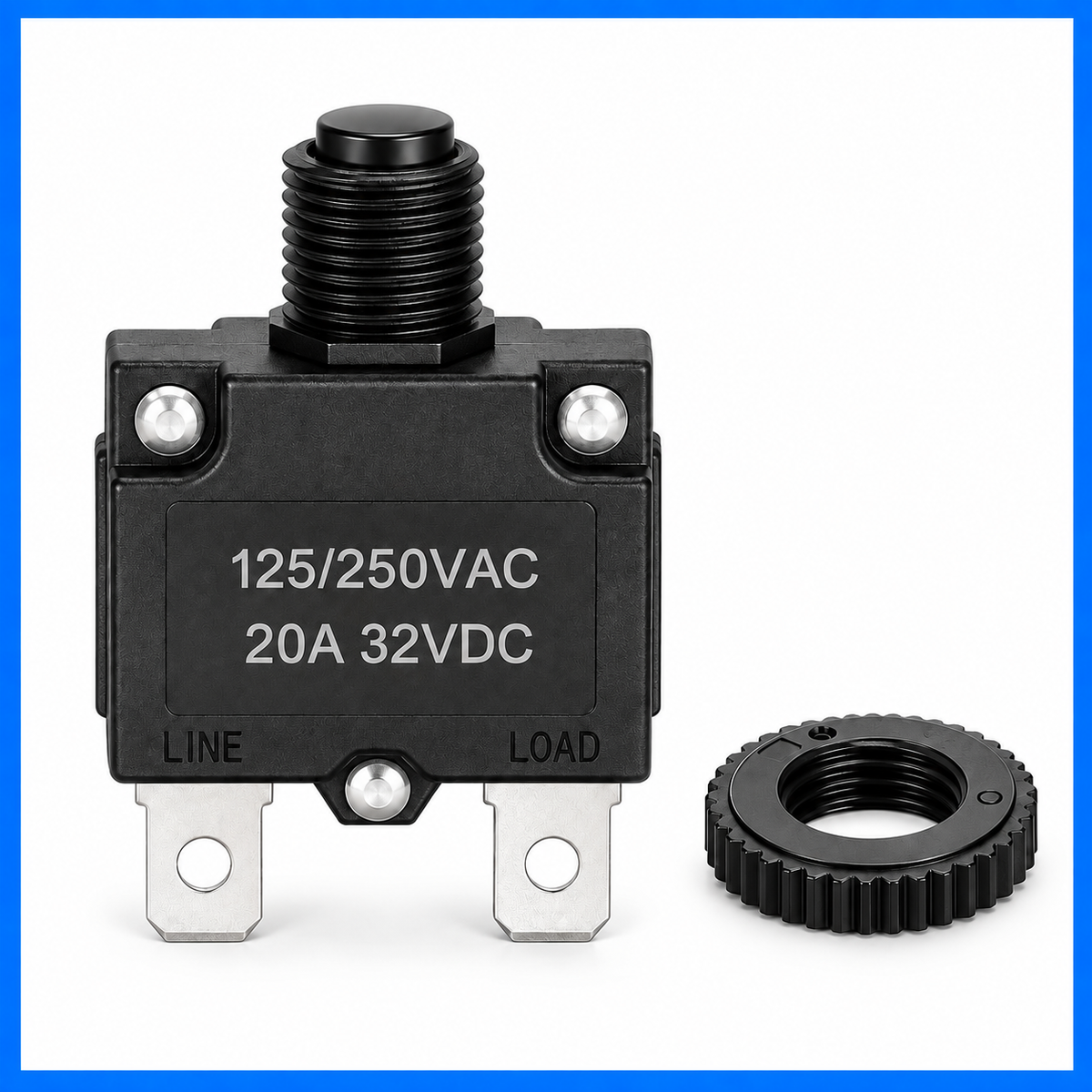 Protector Térmico 20A para Compresor | Fusible Rearmable