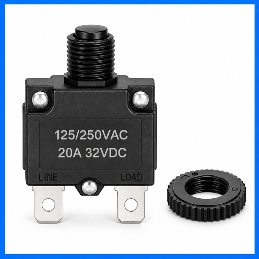 Protector Térmico 20A para Compresor | Fusible Rearmable
