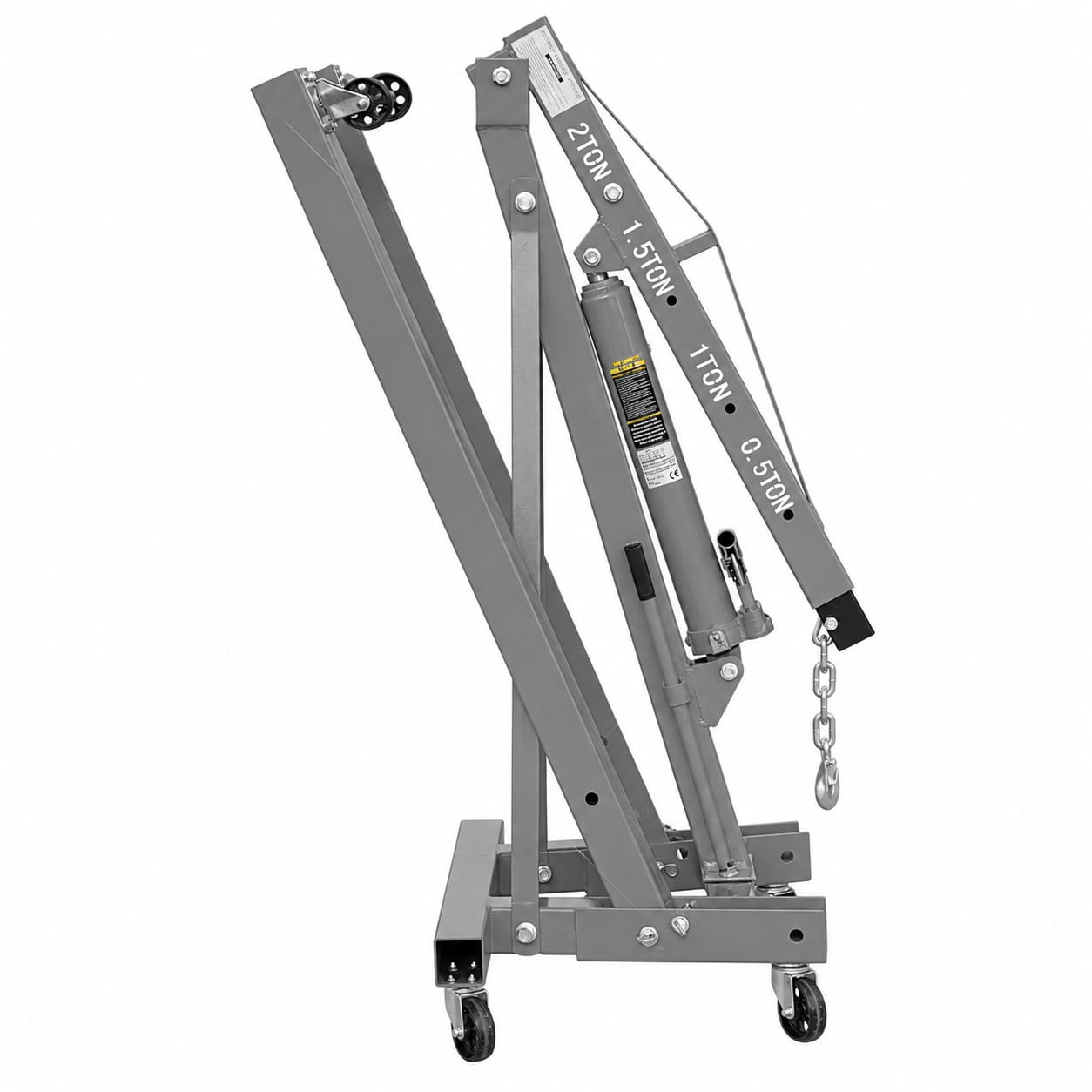 Grúa de  Motores Plegable 2 Ton Doble Pistón