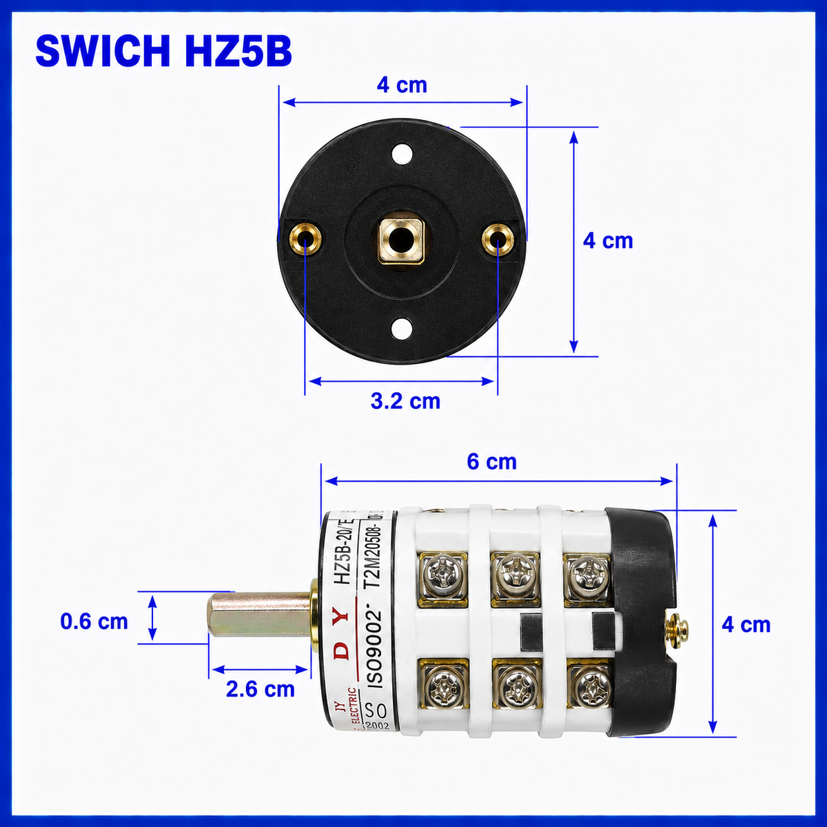 Interruptor Switch HZ5B para Desmontadora de Neumáticos
