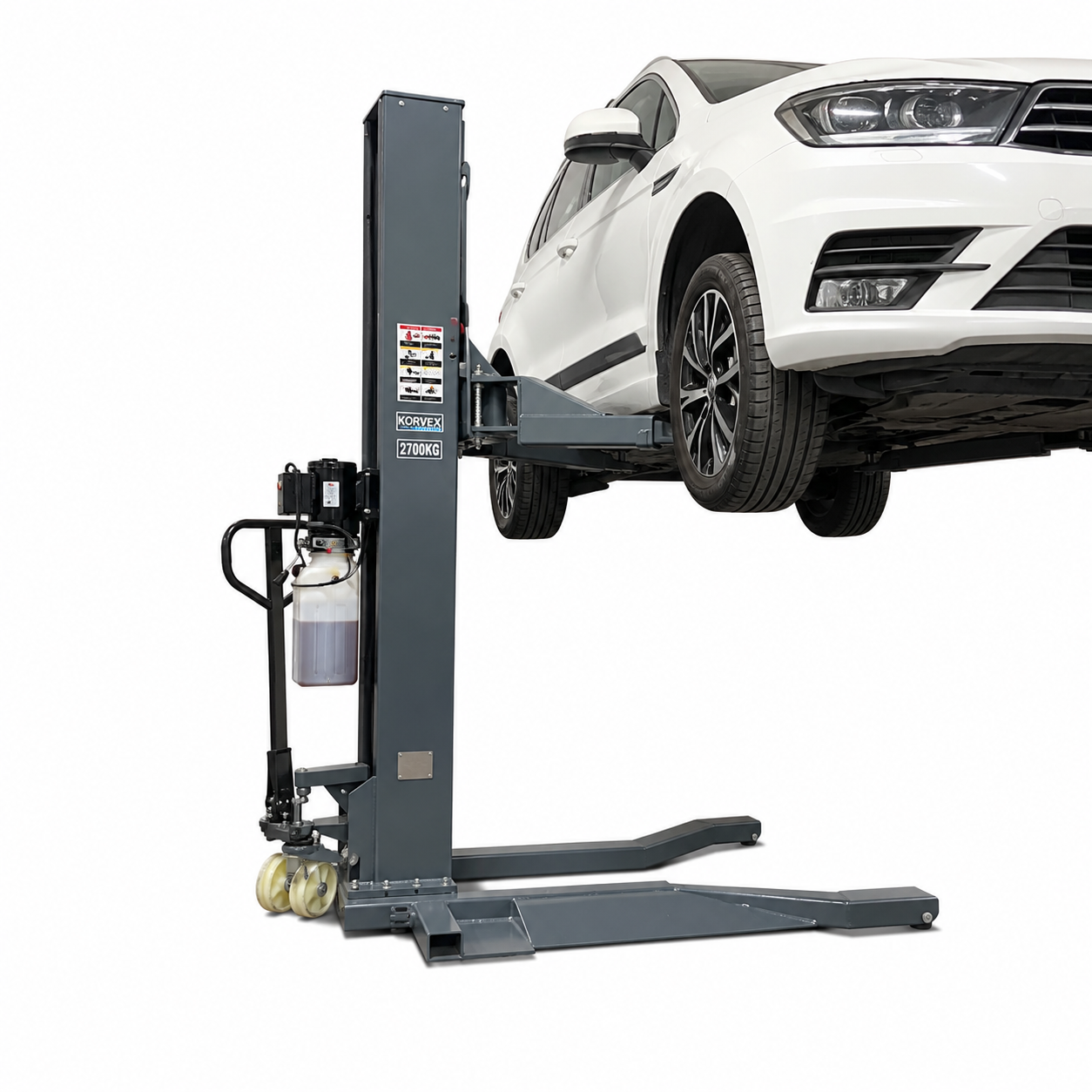Elevador 1 columna 2700 kg portátil monofásico Korvex Dynamics