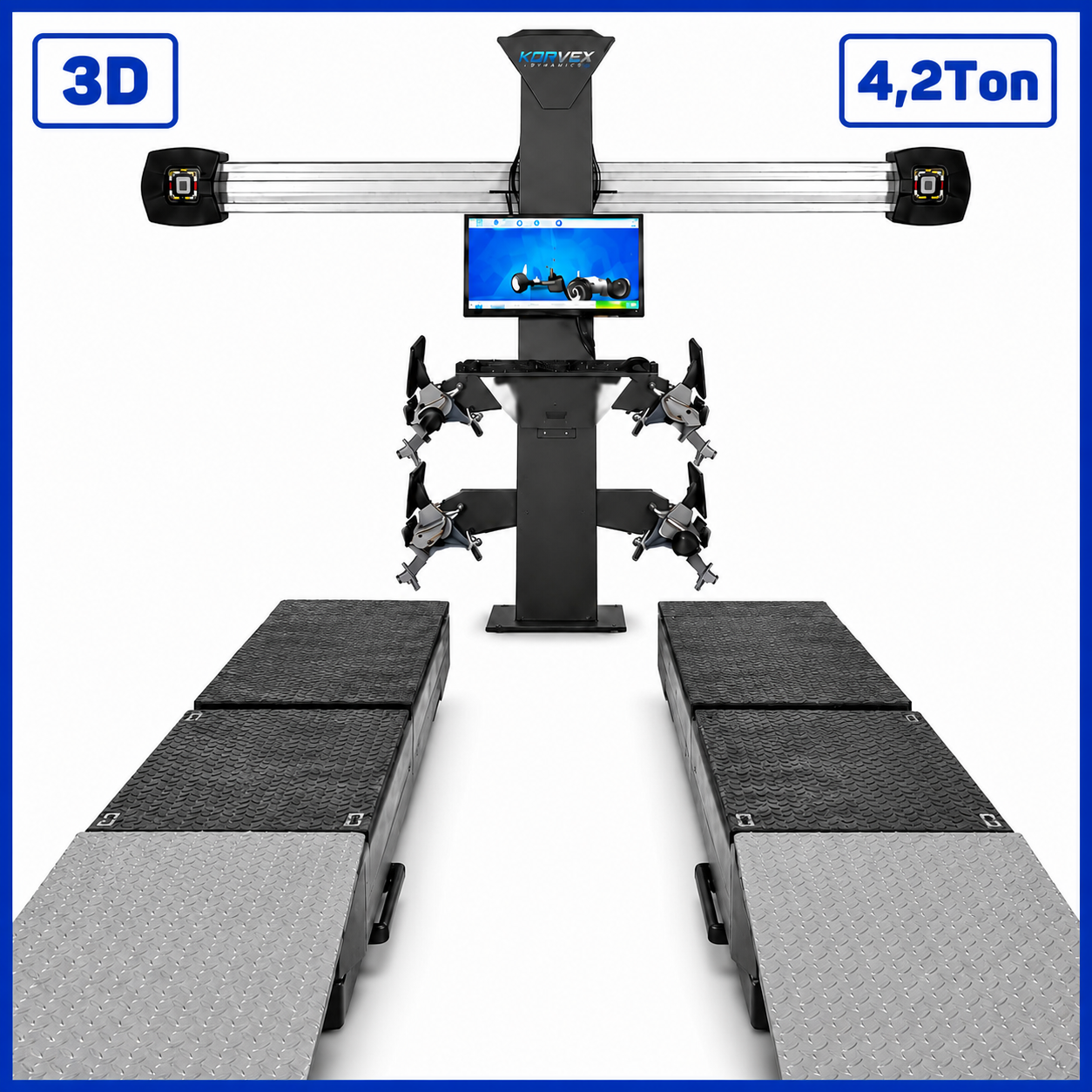 Pack Especial Alineación – Elevador Pantógrafo 4,2 Ton + Alineadora 3D