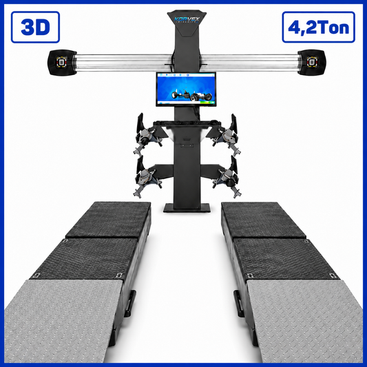 Pack Especial Alineación – Elevador Pantógrafo 4,2 Ton + Alineadora 3D