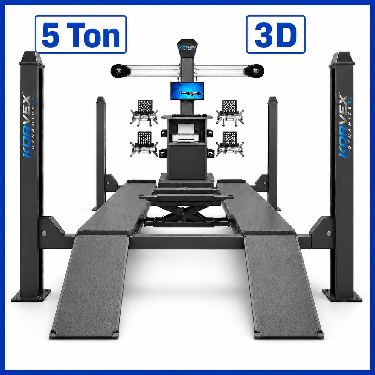 Lote Me Quedo con tus Clientes – Elevador 5 Ton + Alineadora 3D Automática