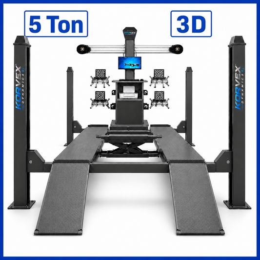 Lote Me Quedo con tus Clientes – Elevador 5 Ton + Alineadora 3D Automática