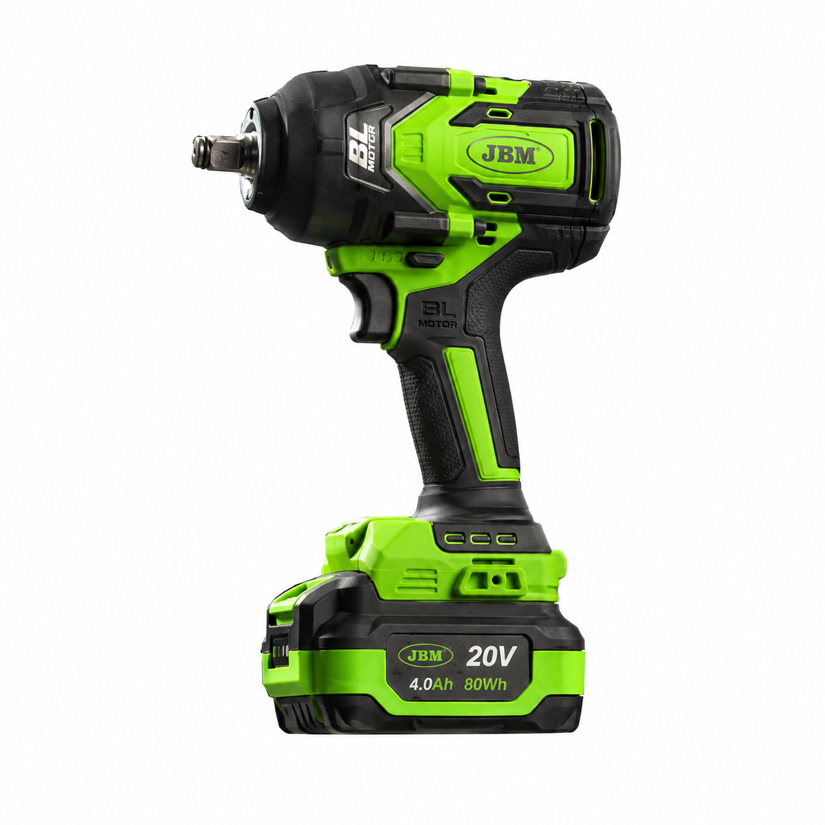 Pistola de Impacto Brushless a Batería 1/2" 1300 Nm 20V con Batería, Cargador y Maletín
