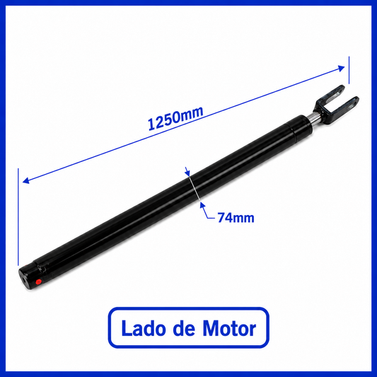Pistón hidráulico lado motor para elevador de 2 columnas