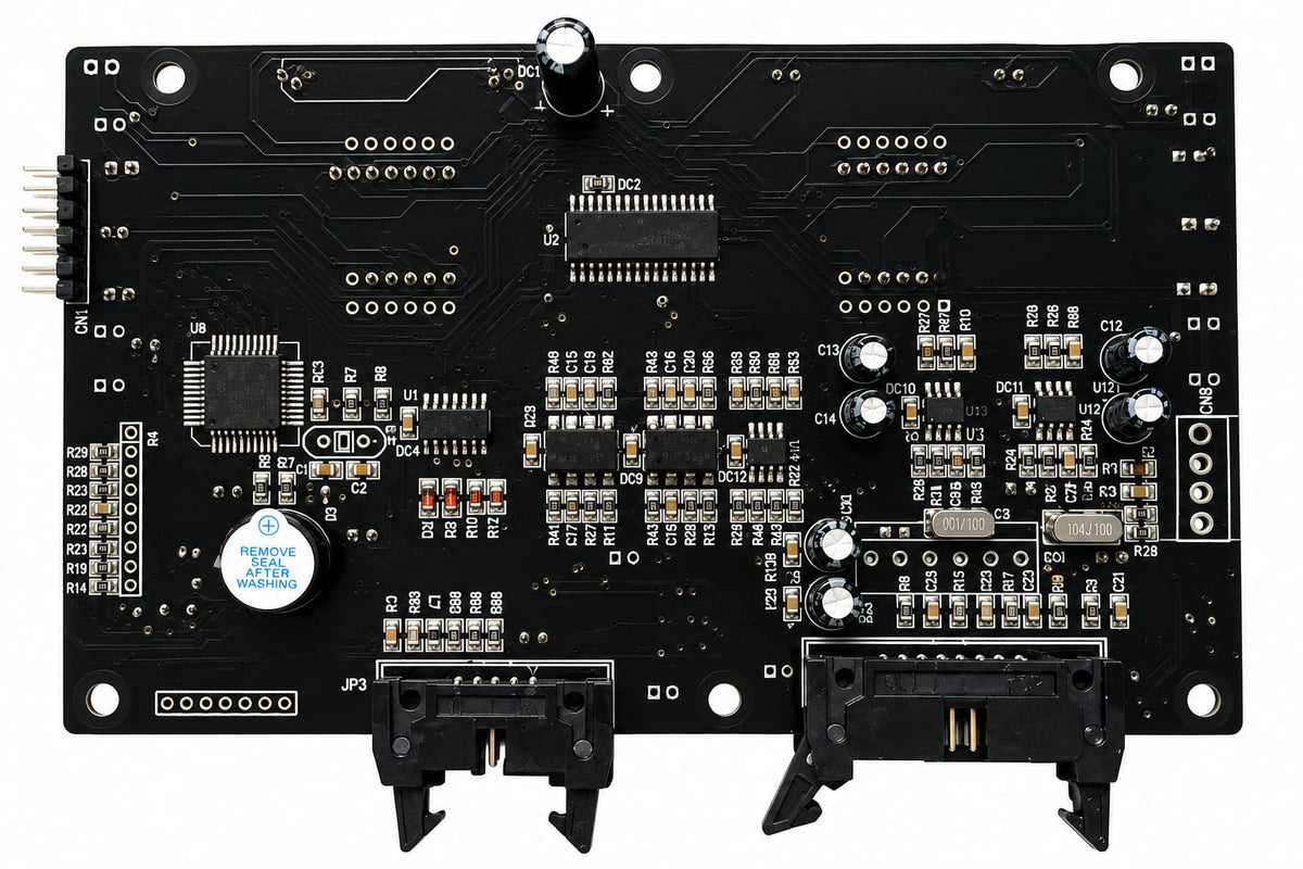 Placa electrónica PCB principal con display para equilibradora de ruedas