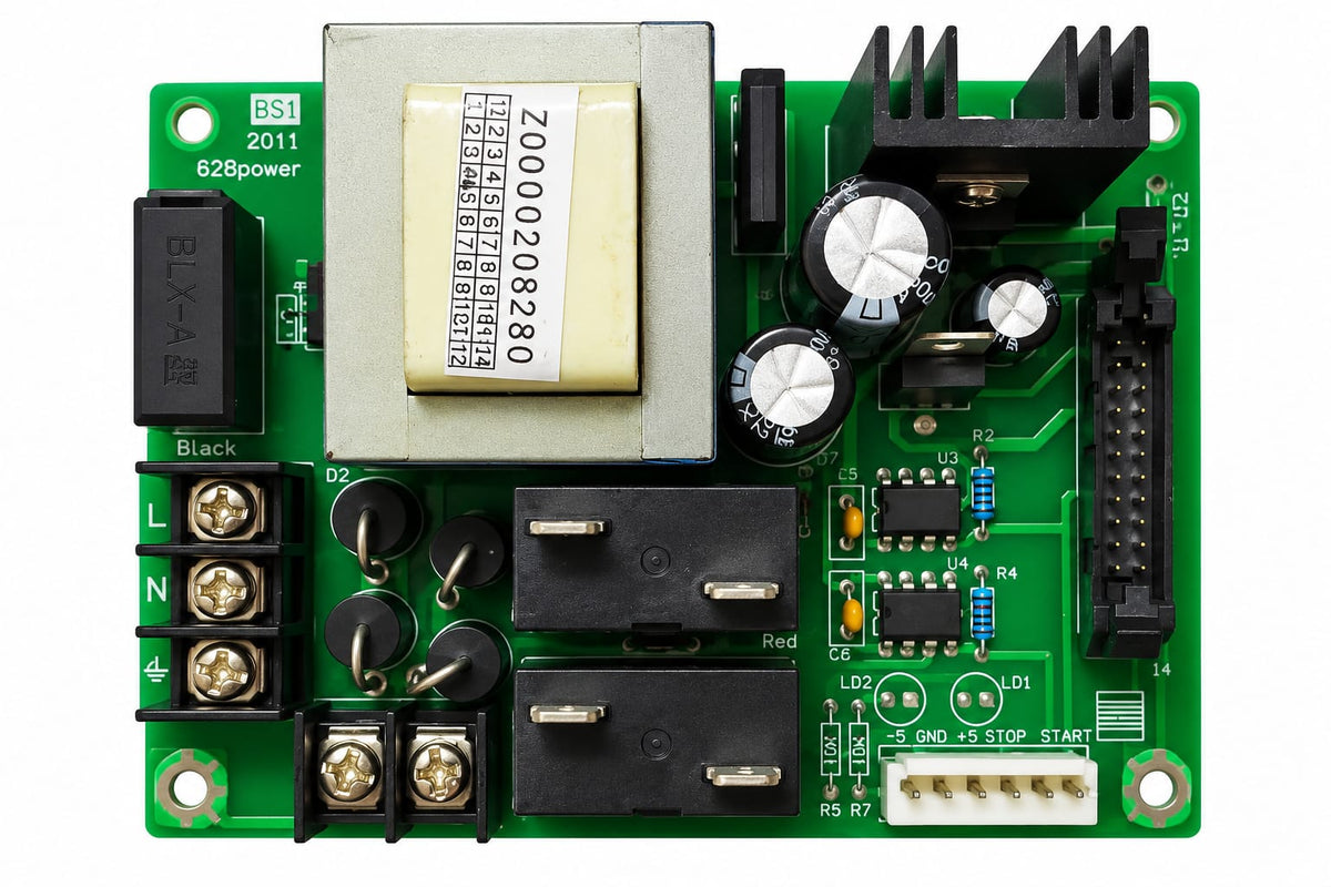 Placa de potencia con transformador para equilibradora de ruedas | Recambio