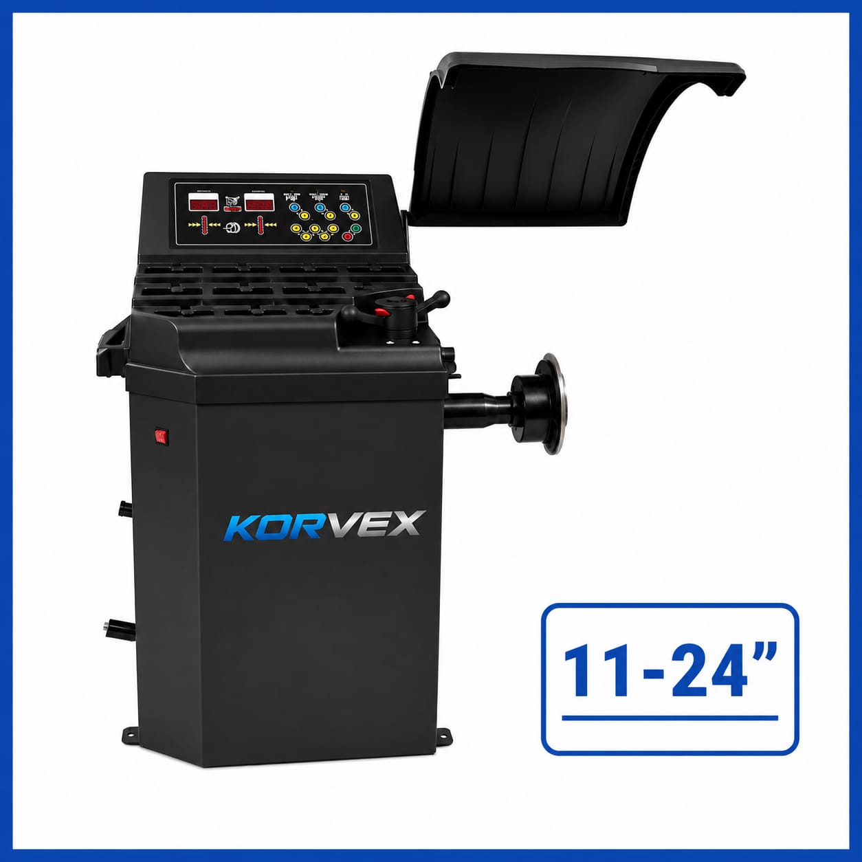 Equilibradora de ruedas semi automática 24”  220V E02 | Korvex Dynamics