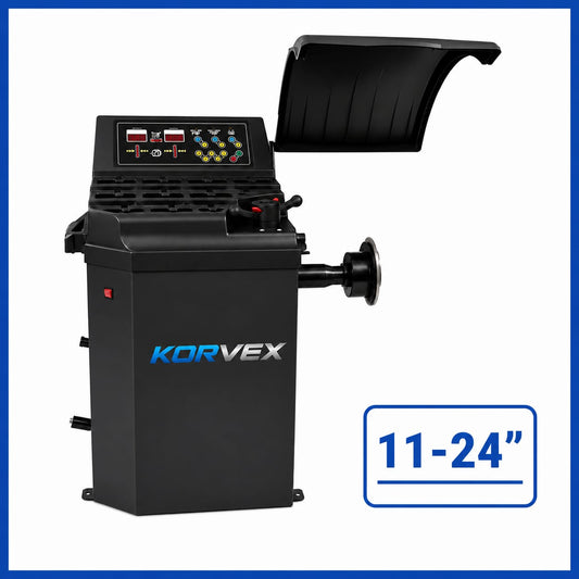 Equilibradora de ruedas semi automática 24”  220V E02 | Korvex Dynamics
