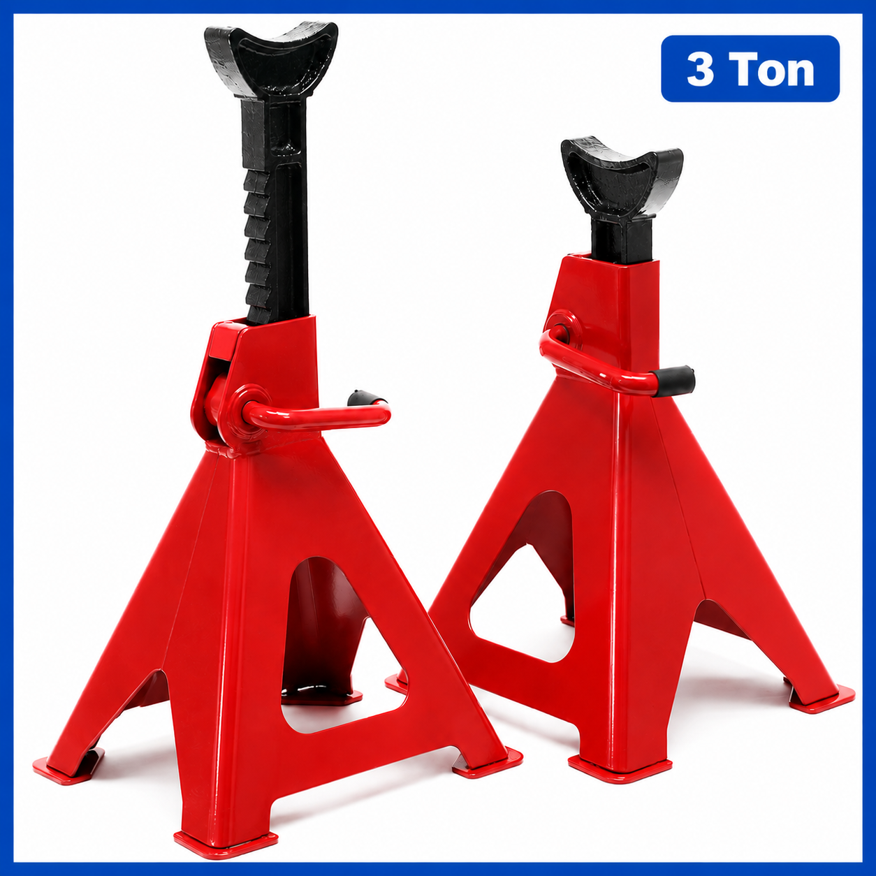 Juego 2 Caballetes 3 Ton Regulables 28–41,5 cm