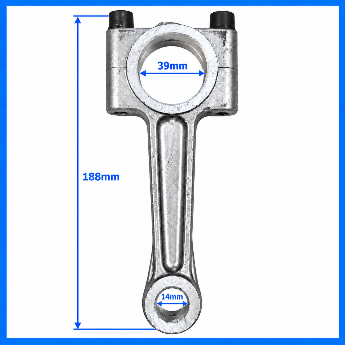 Biela para Compresor de Aire 188 mm | Ø39 mm / Ø14 mm