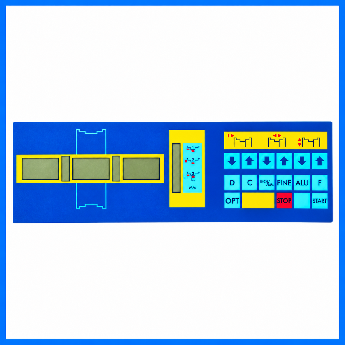 Teclado Membrana para Equilibradora Automática de Ruedas | Panel de Control