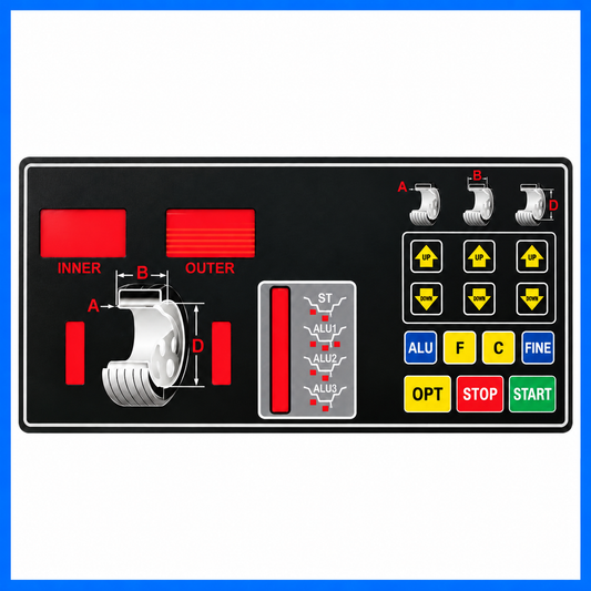 Panel Digital de Control para Equilibradora de Ruedas | Botonera de Recambio
