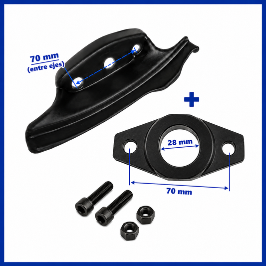 Uña de Nylon + Soporte Ø28 mm para Desmontadora de Neumáticos